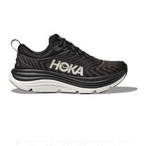Hoka Black and White Gaviota 5 Insole Detail